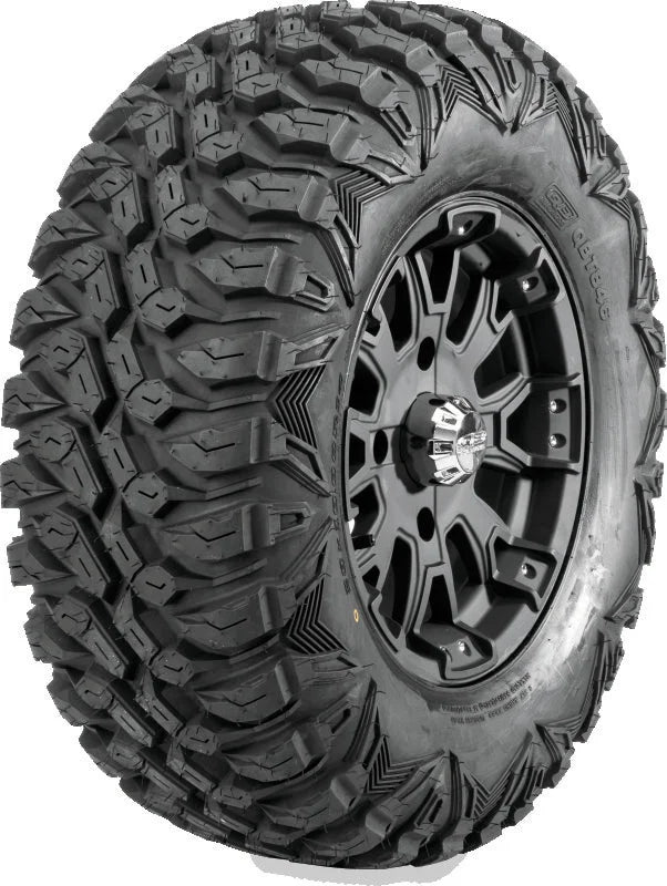 QuadBoss QBT846 Radial Utility Tire - 28x10R14 8Ply - Side View