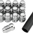 Load image into Gallery viewer, QuadBoss Spline Lug Nuts M12x1.25 65mm Chrome