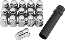 Load image into Gallery viewer, QuadBoss Spline Lug Nuts M12x1.50 75mm Black