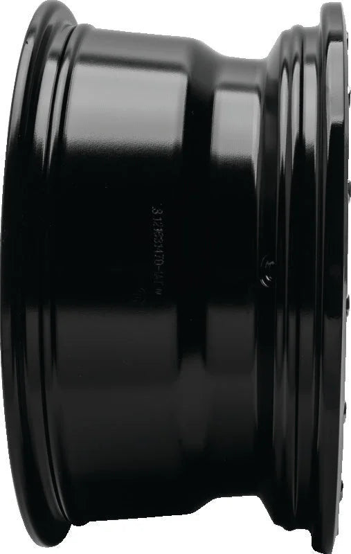 QuadBoss Wagon 14X7 4+3 4/156 Black Machined - Side View