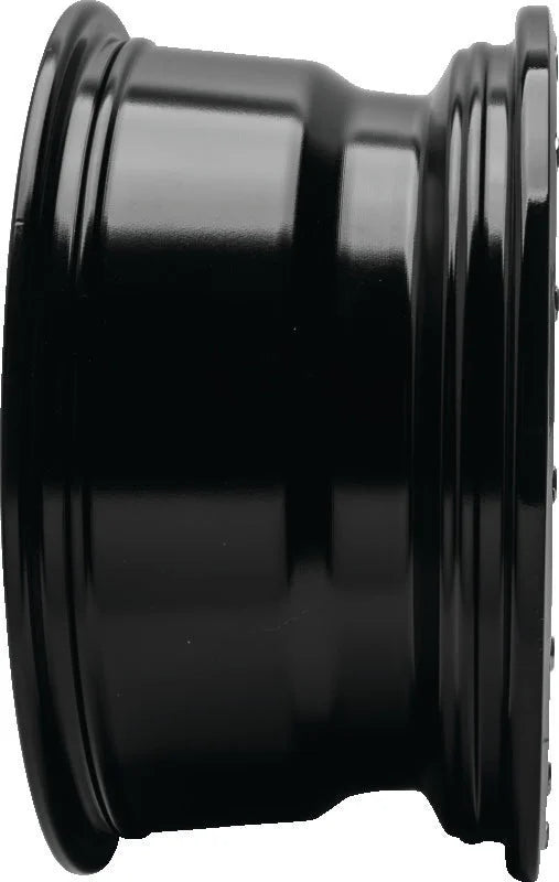 QuadBoss Wagon 14X7 - 5+2 - 4/110 - Black Machined - Detail View