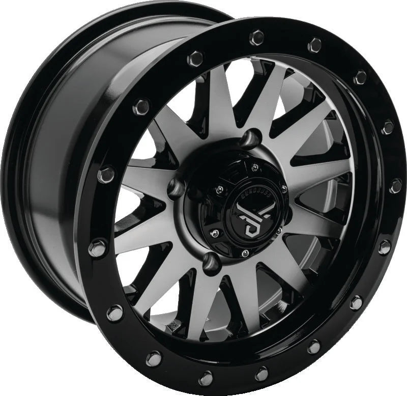 QuadBoss Wagon 14X7 - 5+2 - 4/137 Machined - Side View
