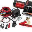Load image into Gallery viewer, QuadBoss Winch 2500Lb W/Synthetic Rope - Side View