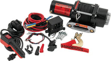 Load image into Gallery viewer, QuadBoss Winch 2500Lb W/Synthetic Rope - Side View