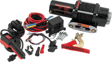 Load image into Gallery viewer, QuadBoss Winch 3500Lb W/Synthetic Rope - Side View