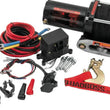 Load image into Gallery viewer, QuadBoss Winch 3500Lb W/Synthetic Rope - Side View