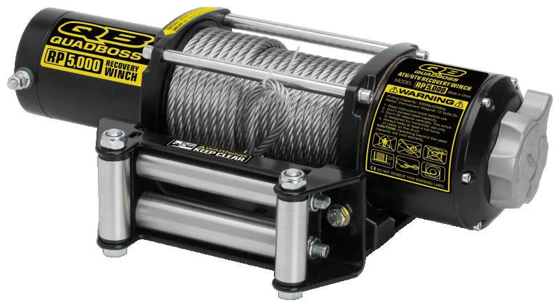 QuadBoss Winch 5000Lb W/ Cable - Main Product View