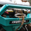 Load image into Gallery viewer, QuadBoss Winch 5000Lb W/ Synthetic Rope - Side View
