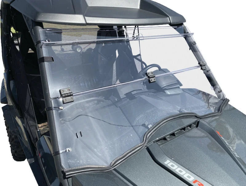 QuadBoss Windbreak Folding Shield - Back View