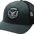 Load image into Gallery viewer, Quadboss Barbwire Hat Grey Snap