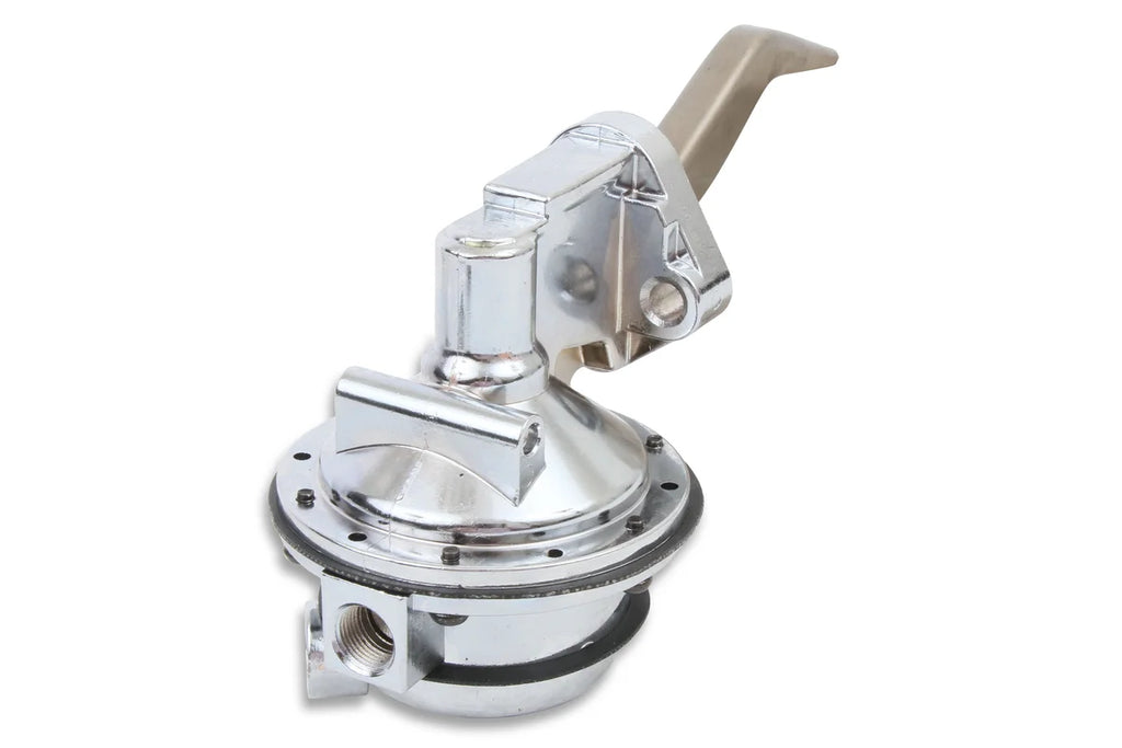Quick Fuel Technology 110 GPH Mechanical Fuel Pump fits 1962-1987 Ford / Lincoln / Mercury 289 / 302 / 351W - Side View