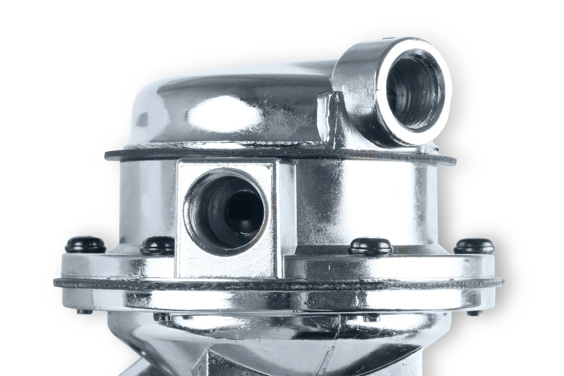 Quick Fuel Technology 110 GPH Mechanical Fuel Pump fits 1963 1965-1989 Chevrolet / GMC BIG Block - Installation View