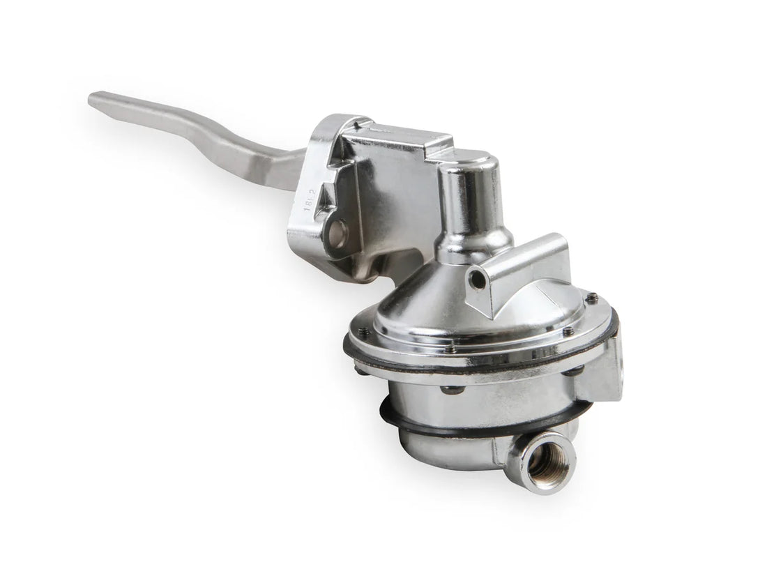 Quick Fuel Technology 110 GPH Mechanical Fuel Pump fits 1968-1987 Ford / Lincoln / Mercury 429 / 460 - Back View