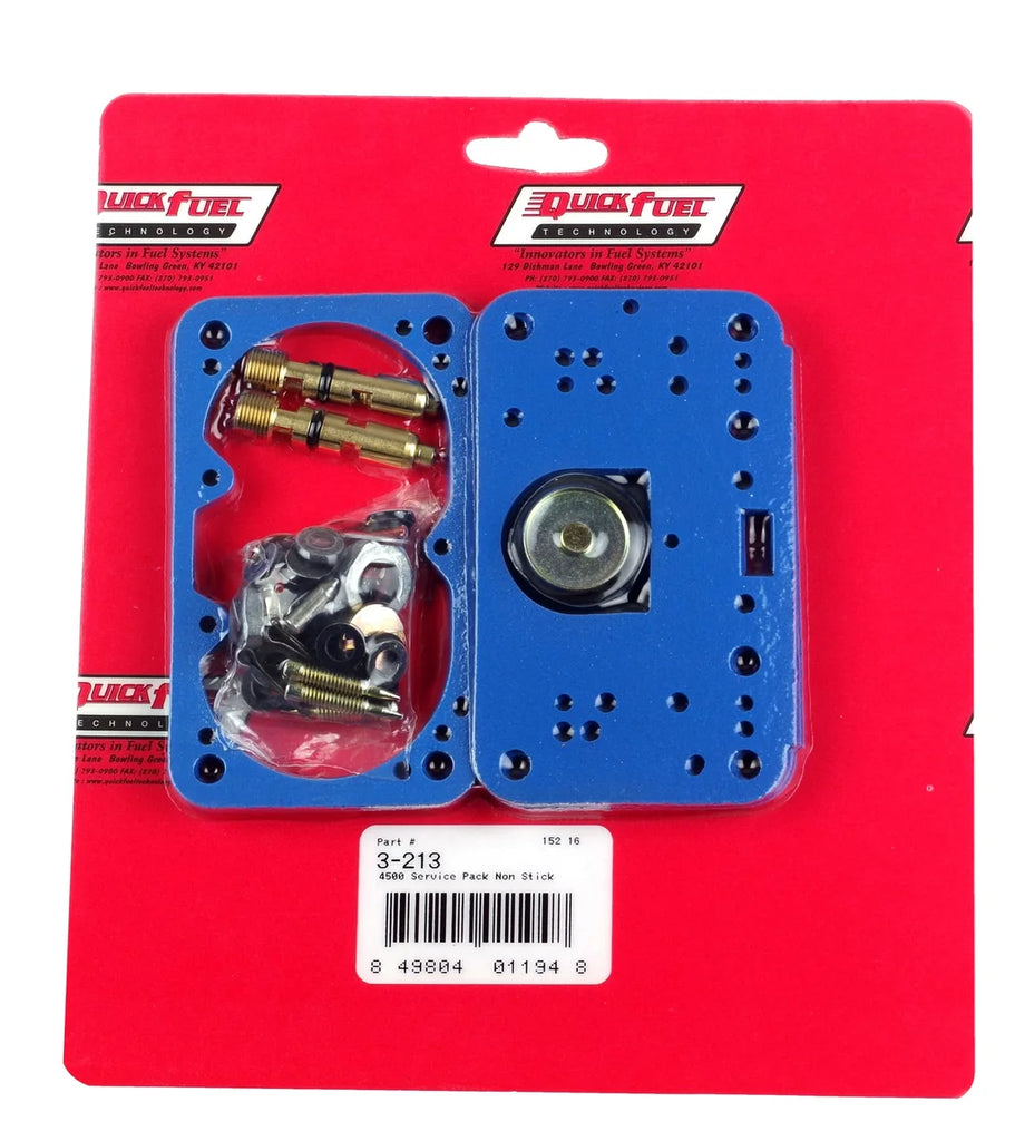 Quick Fuel Technology 3 Circuit Carburetor Service Pack Non-Stick