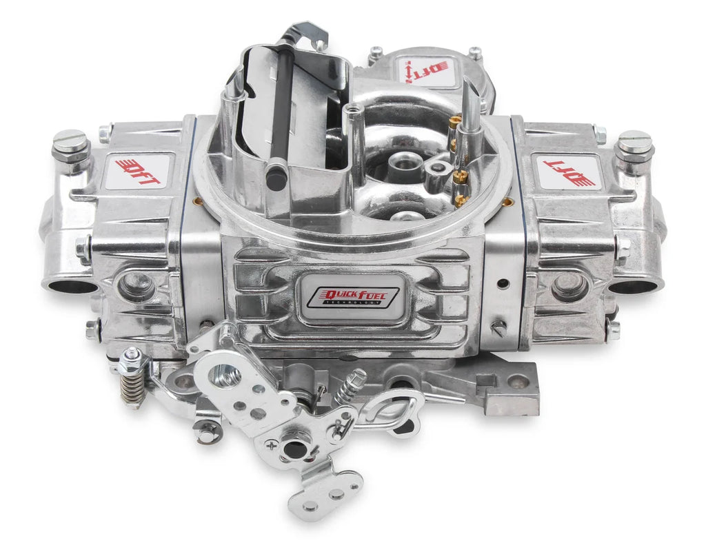 Quick Fuel Technology 680 CFM - 4150 - Vacuum Secondaries - Shiny - Gasoline HR-680-VS - Back View