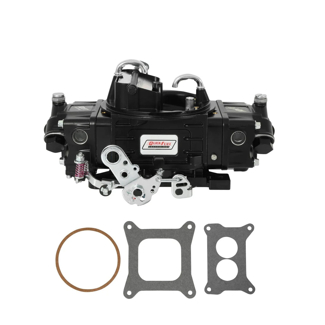 Quick Fuel Technology 850 CFM - 4150 - Mechanical Secondaries - Black - Gasoline - Back View