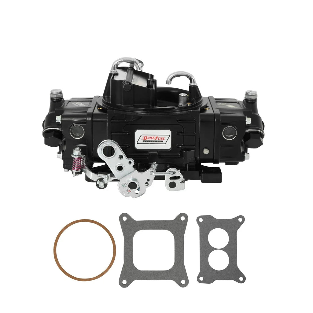 Quick Fuel Technology 850 CFM - 4150 - Mechanical Secondaries - Black - Gasoline - Back View