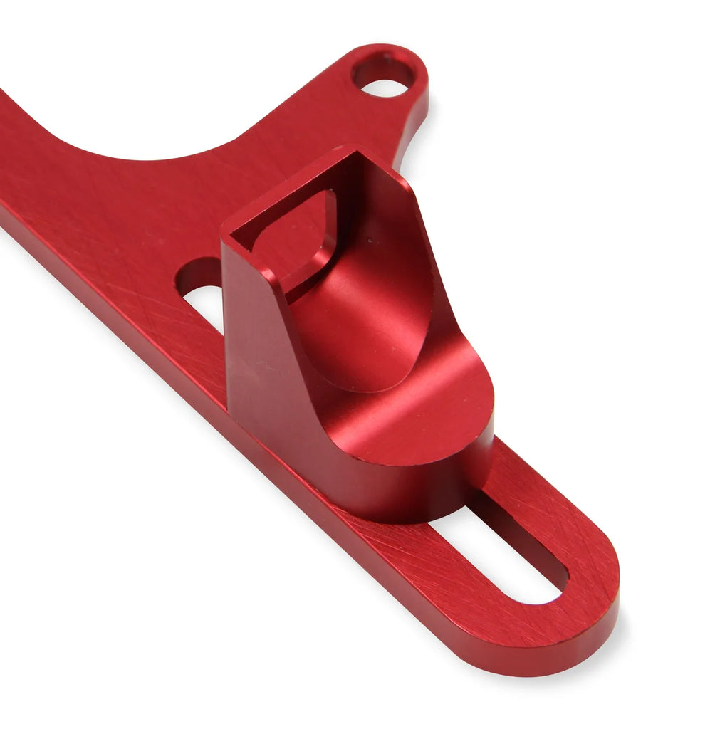 Quick Fuel Technology Billet Aluminum Throttle Cable Bracket fits Gm - Detail View