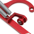 Load image into Gallery viewer, Quick Fuel Technology Billet Aluminum Throttle Cable Bracket for Lokar cable - Side View