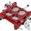 Load image into Gallery viewer, Quick Fuel Technology Billet Throttle Body Assembly 1 3/4" Red with Steel Plates 12-850 - Additional View 5
