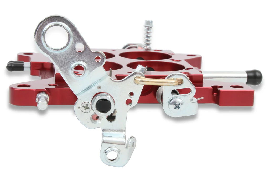 Quick Fuel Technology Billet Throttle Body Assembly 1 3/4" Red with Steel Plates 12-850 - Additional View 6