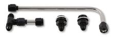 Load image into Gallery viewer, Quick Fuel Technology Dual Feed Fuel Line #6AN (Black) - Side View