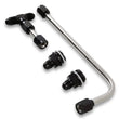 Load image into Gallery viewer, Quick Fuel Technology Dual Feed Fuel Line #6AN (Black) - Back View