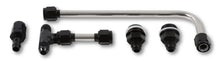Load image into Gallery viewer, Quick Fuel Technology Dual Feed Fuel Line #6AN (Slayer Series - Black) - Side View