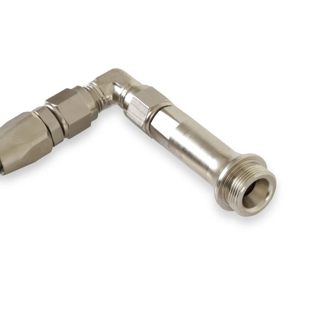 Quick Fuel Technology SS Fuel Line #6AN Silver - Side View