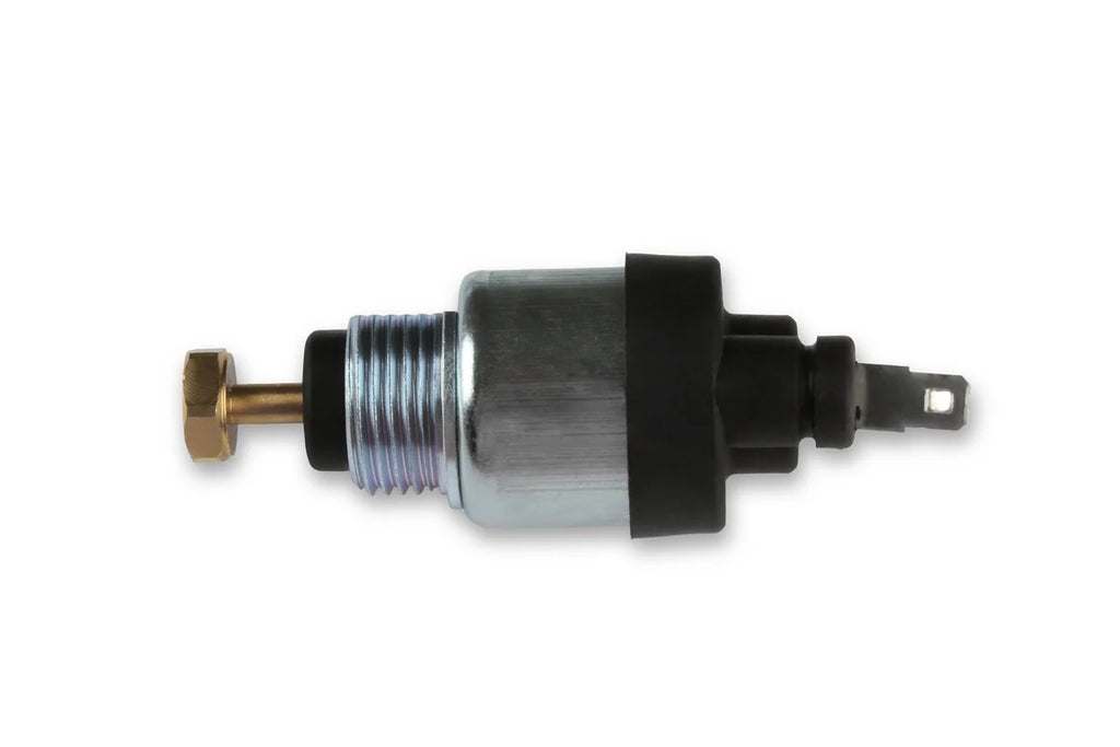 Quick Fuel Technology This throttle solenoid and bracket kit is designed for use on QFT carburetors. - Back View