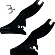 Load image into Gallery viewer, Quick Release Side Plates - Black DragSpecialties X08-0021GB - Main Product View
