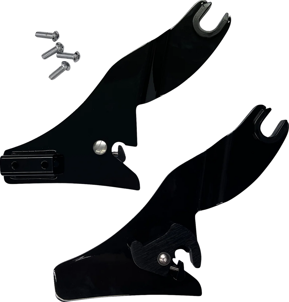 Quick Release Side Plates - Black DragSpecialties X08-0021GB - Main Product View