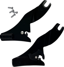 Load image into Gallery viewer, Quick Release Side Plates - Black DragSpecialties X08-0021GB - Main Product View