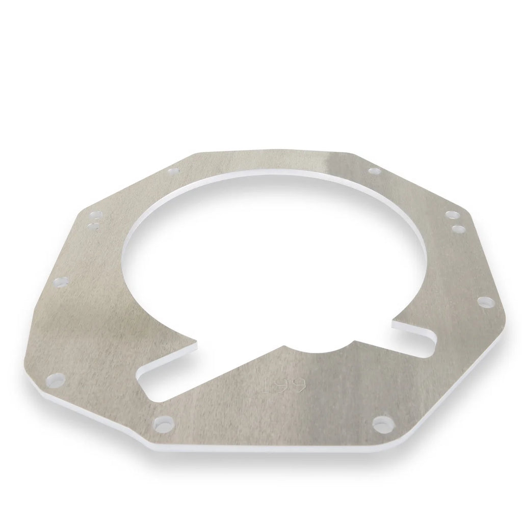Quick Time QuickTime Transmission Spacer - T-56 and Magnum - 1/4" Aluminum - Side View