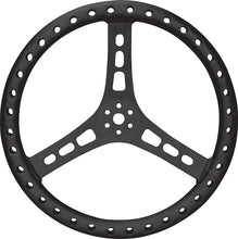 Load image into Gallery viewer, Quickcar Racing 15in Steering Wheel L/W Aluminum Black 68-006