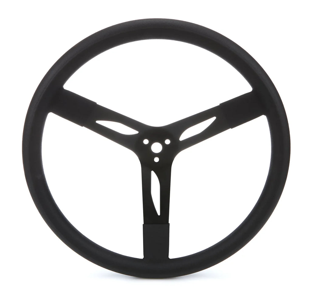 Quickcar Racing 17in Steering Wheel Steel Black 68-004