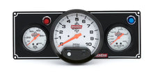 Load image into Gallery viewer, Quickcar Racing 2-1 Gauge Panel OP/WT w/ 5in Tach Black 61-6731