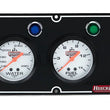Load image into Gallery viewer, Quickcar Racing 3-1 Gauge Panel OP/WT/FP w/3-3/8in Tach Black 61-67423