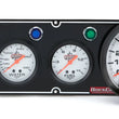 Load image into Gallery viewer, Quickcar Racing 3-1 Gauge Panel OP/WT/FP w/5in Tach Black 61-6742