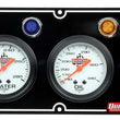 Load image into Gallery viewer, Quickcar Racing 3-1 Gauge Panel OP/WT/OT w/3-3/8in Tach Black 61-67413