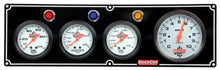 Load image into Gallery viewer, Quickcar Racing 3-1 Gauge Panel OP/WT/OT w/3-3/8in Tach Black 61-67413