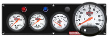 Load image into Gallery viewer, Quickcar Racing 3-1 Gauge Panel OP/WT/VT Black 61-6747