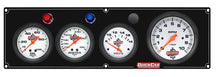 Load image into Gallery viewer, Quickcar Racing 3-1 Gauge Panel OP/WT/VT Black 61-67473