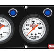 Load image into Gallery viewer, Quickcar Racing 3-1 Gauge Panel OP/WT/WP Black 61-6746