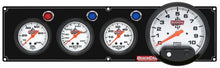 Load image into Gallery viewer, Quickcar Racing 3-1 Gauge Panel OP/WT/WP Black 61-6746