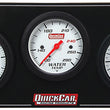Load image into Gallery viewer, Quickcar Racing 3 Gauge Extreme Panel OP/WT/FP 61-7012