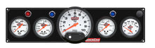 Load image into Gallery viewer, Quickcar Racing 4-1 Gauge Panel OP/WT/OT/VT Black 61-6757