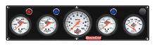Load image into Gallery viewer, Quickcar Racing 4-1 Gauge Panel OP/WT/OT/VT Black 61-67573