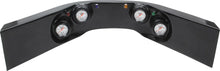 Load image into Gallery viewer, Quickcar Racing 4-Gauge Molded Dash OP/ WT/OT/FP Black 61-6724