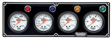 Load image into Gallery viewer, Quickcar Racing 4 Gauge Panel  OP/WT/OT/ FP Black 61-6721